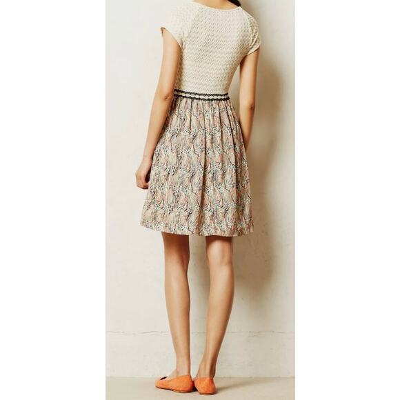 Weston Fit & Flare Arcata Dress | XS Anthropologie, Neutral Motif, Pockets $139 - Picture 2 of 10
